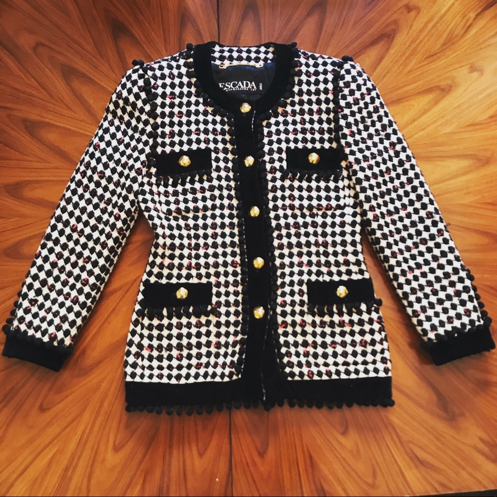 Escada houndstooth blazer - Picture 5 of 7